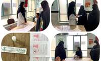 برگزاری میز اطلاع رسانی به مراجعین پیرامون فواید پاپ اسمیر در مرکز خدمات جامع سلامت روستایی دزک