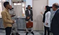 بازدید سرپرست شبکه بهداشت و درمان از بیمارستان رازی سراوان